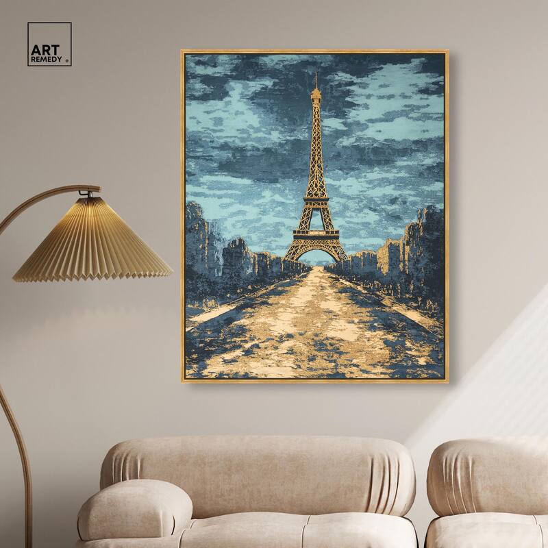 Textured Paris Embroidery Canvas by Art Remedy