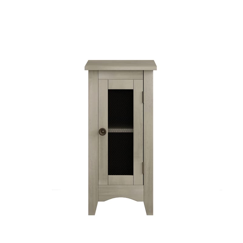 Modern Narrow Accent Table, Slim Rectangle Side Table