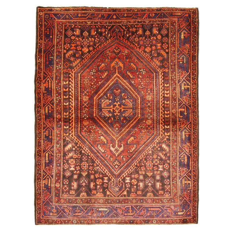 ECARPETGALLERY Hand-knotted Anadol Red Wool Rug - 5'1 x 6'8