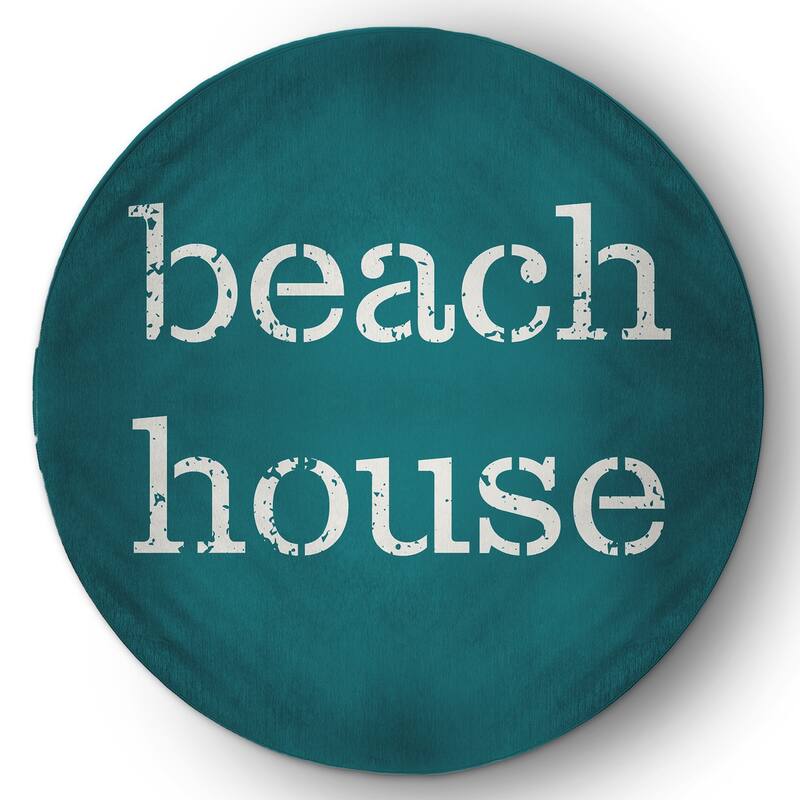 Beach House Nautical Chenille Rug