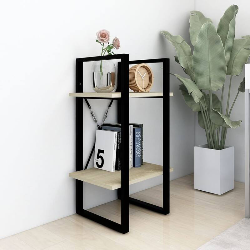 vidaXL Bookshelf Book Cabinet Shelving Unit for Living Room Engineered Wood