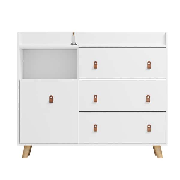 green emerald velvet dress The Milan Dresser | Modern Nursery Dresser: 6 Drawers