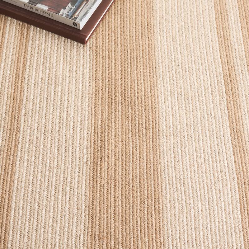 SAFAVIEH Handmade Braided Billee Jute Reversible Rug
