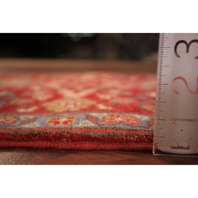 Floral Kazak Oriental Foyer Rug Hand-Knotted Traditional Wool Carpet - 2'0" x 3'0"