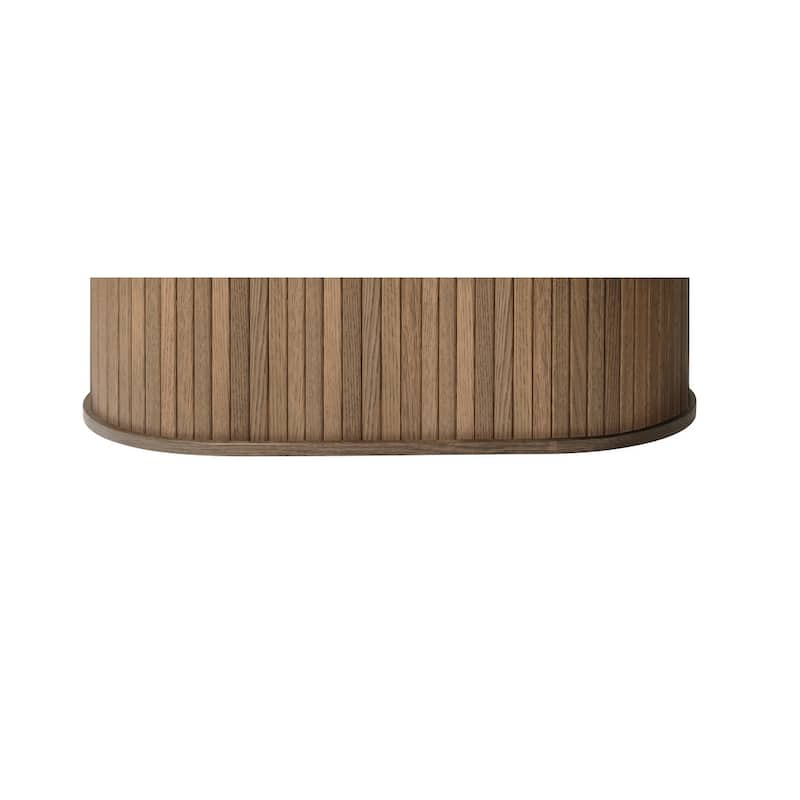 Rye Studio Nicola Mid-Century Modern Pedestal Dining Table