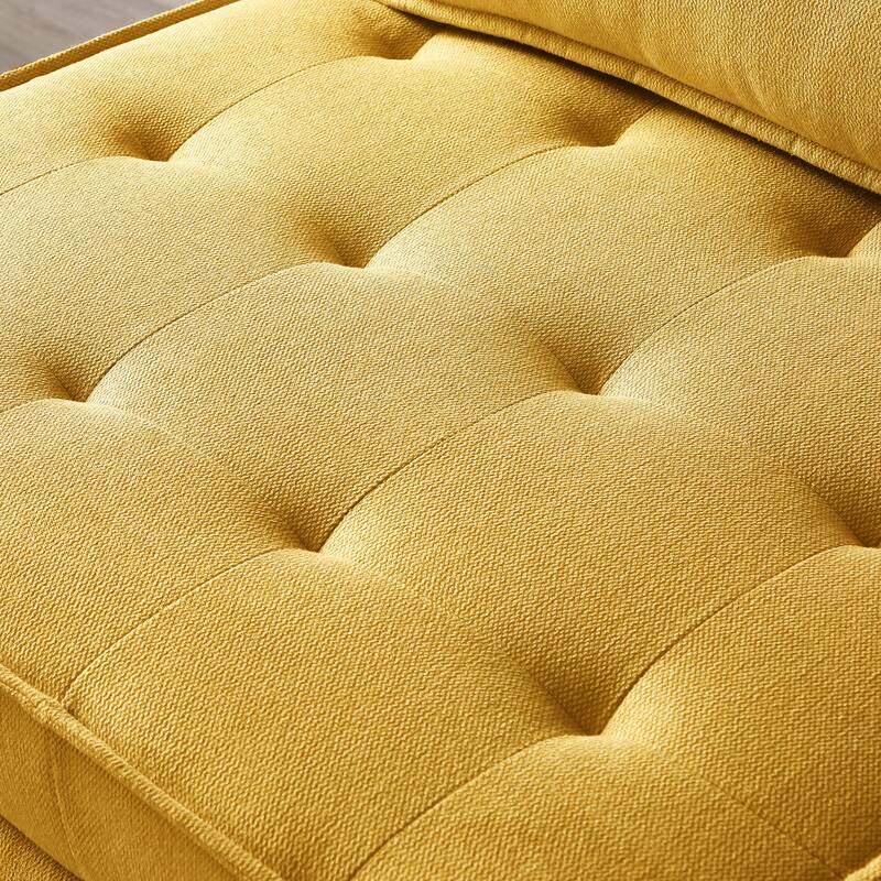 Multipurpose Linen Fabric Ottoman Lazy Sofa Pulling Out Sofa Bed