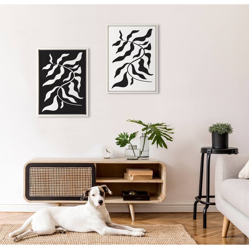 Kate and Laurel Sylvie Matisse Framed Canvas by Creative Bunch Studio