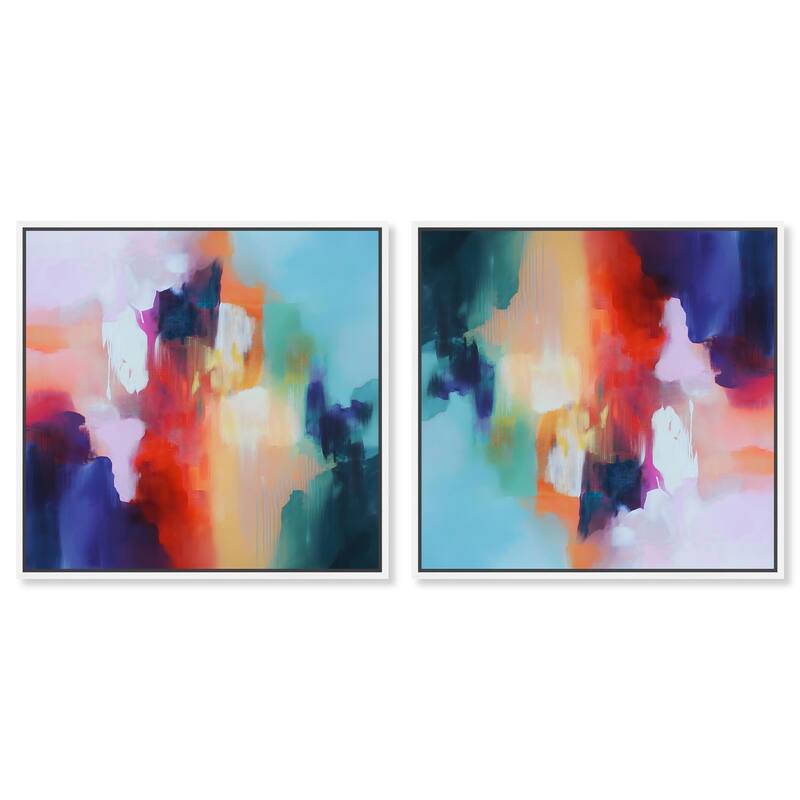 Harmony of Summer Canvas by Art Remedy - 24" x 16" - Silver