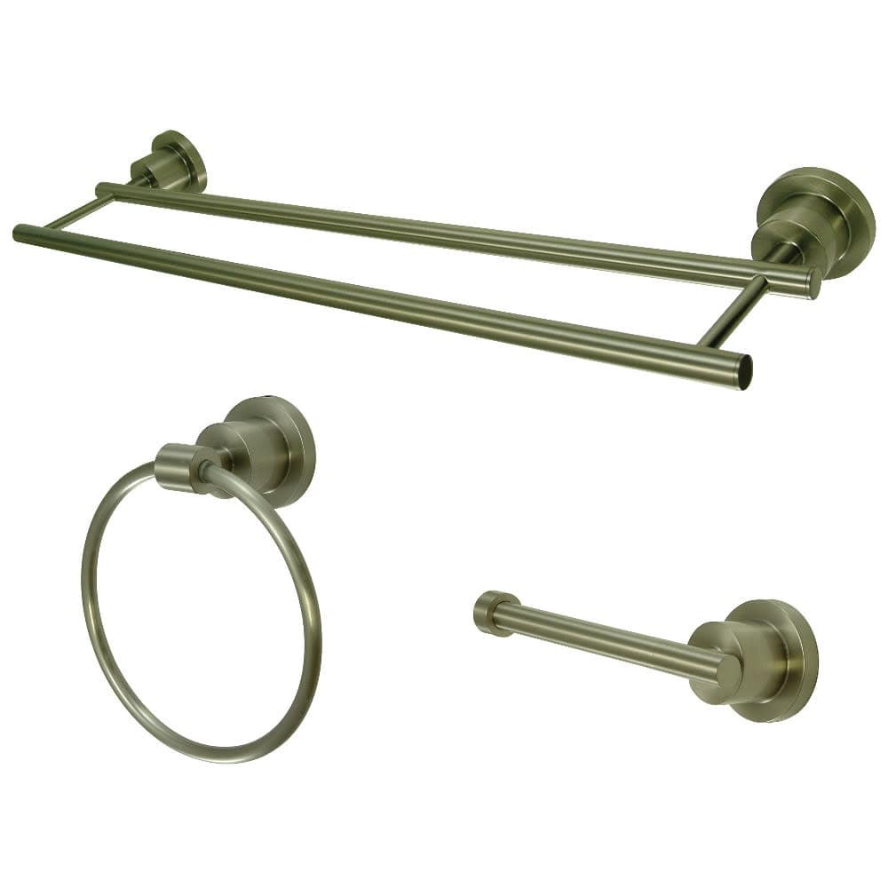 Kingston Brass Concord Bathroom Hardware Set - Includes 24" Towel Bar,