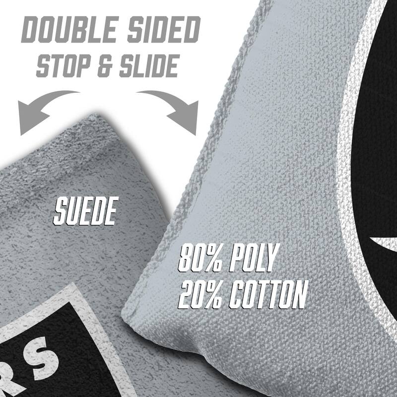 Las Vegas Raiders NFL Dual Sided Pro Stop & Slide Cornhole Bags