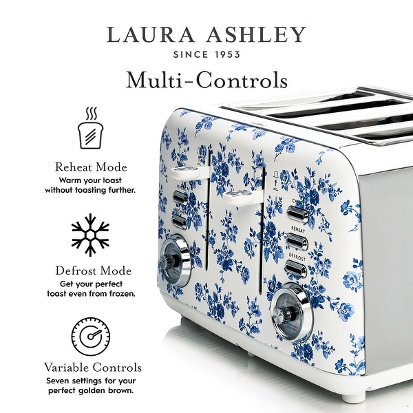 VQ Laura Ashley 4-Slice Toaster - On Sale - Bed Bath