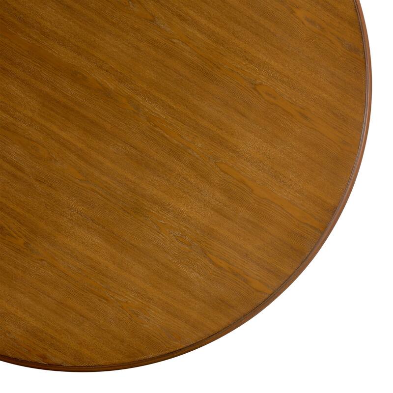 Round Dining Table Round Dining Table， Mid-Century Modern Dining Table for Home, Kitchen, Apartment