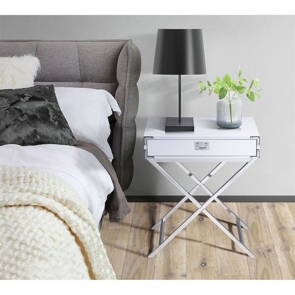 Picket cheap house nightstand