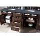 preview thumbnail 11 of 34, James Martin Vanities Brittany 72" Double Vanity, Burnished Mahogany