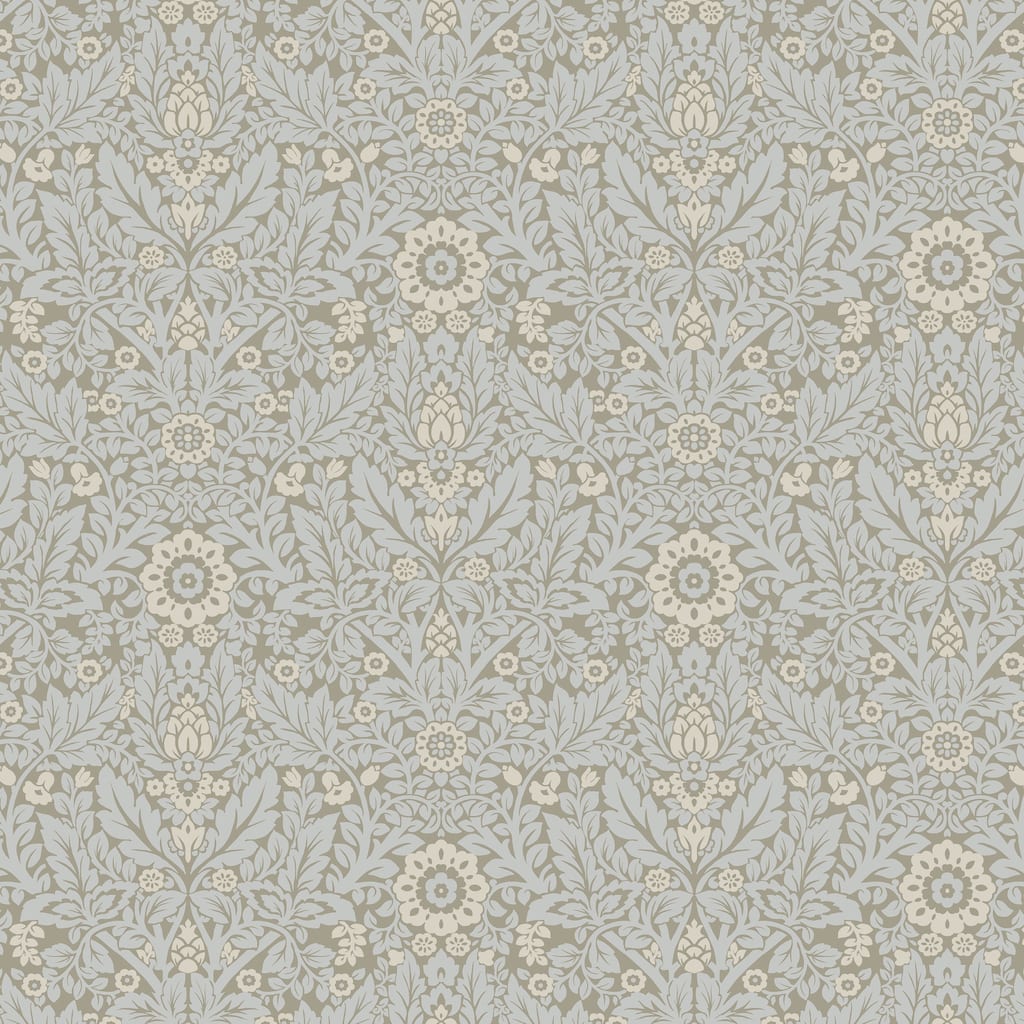Laura Ashley Delamore Stone Grey Wallpaper