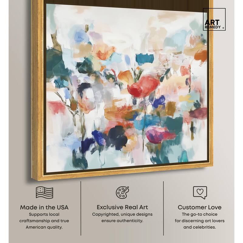 Riot of Color Canvas by Art Remedy