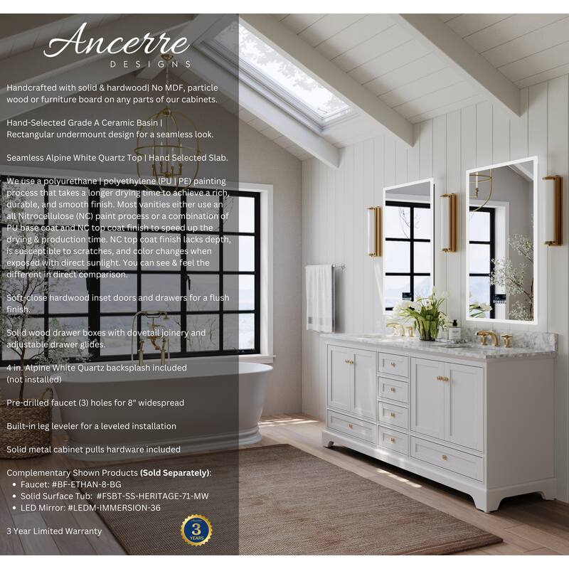 Ancerre Designs Audrey Bathroom Vanity Set