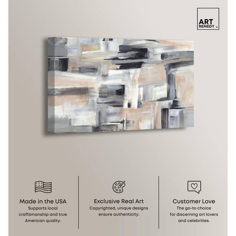 Neutral Nirvana Canvas by Art Remedy, Gallery Wrapped