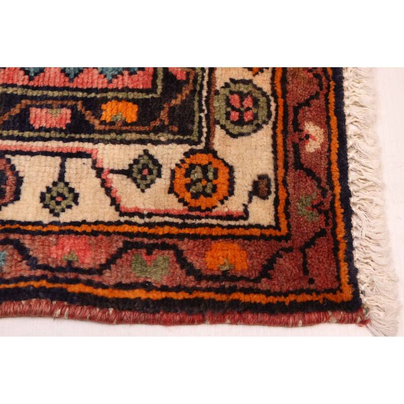 ECARPETGALLERY Hand-knotted Anadol Red Wool Rug - 3'10 x 10'7