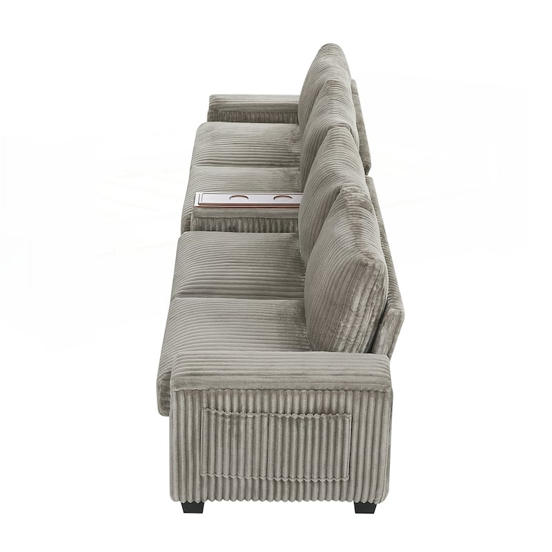 133inch 4-seater Corduroy Sofa Couch