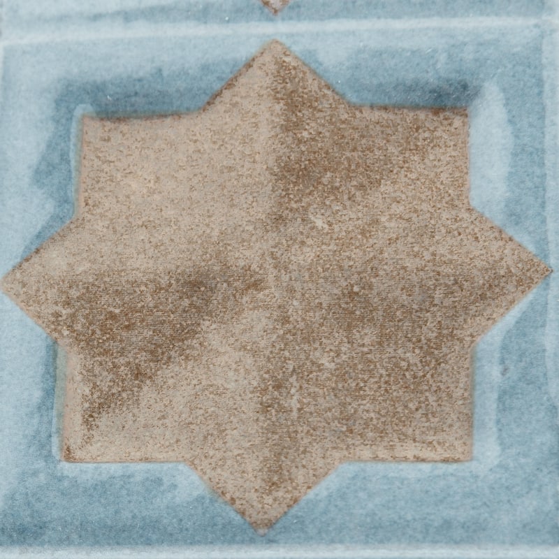 Merola Tile Tetuan Astre Terra Aqua 12-1/8" x 21-7/8" Porcelain Wall Tile