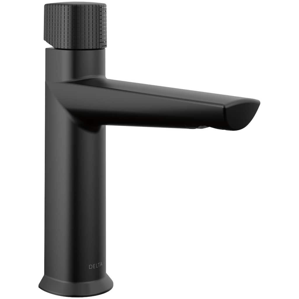 Delta Galeon 1.2 GPM Knurled Knob Single Hole Bathroom Faucet with
