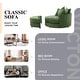 preview thumbnail 8 of 57, Roomfitters Modern 360° Swivel Barrel Chair with Hidden Storage Ottoman, Chenille Upholstery and Four Pillows