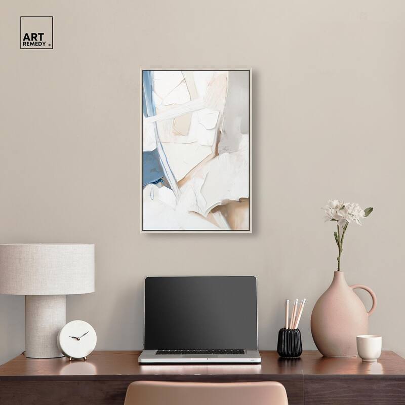 Bone and Beige I Canvas by Art Remedy