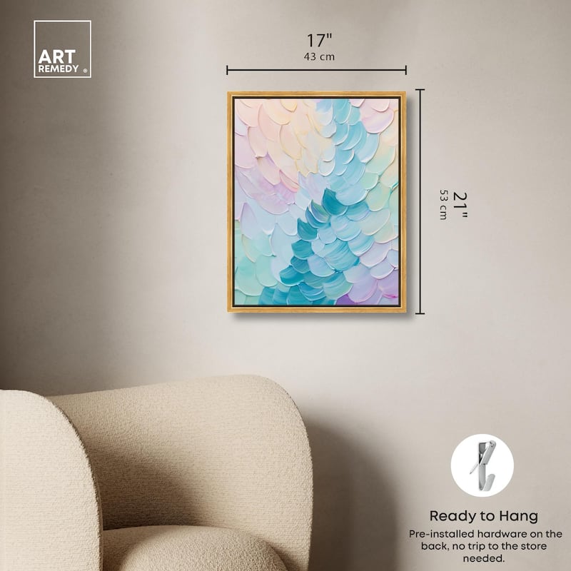 Mermaid Scales Canvas by Art Remedy