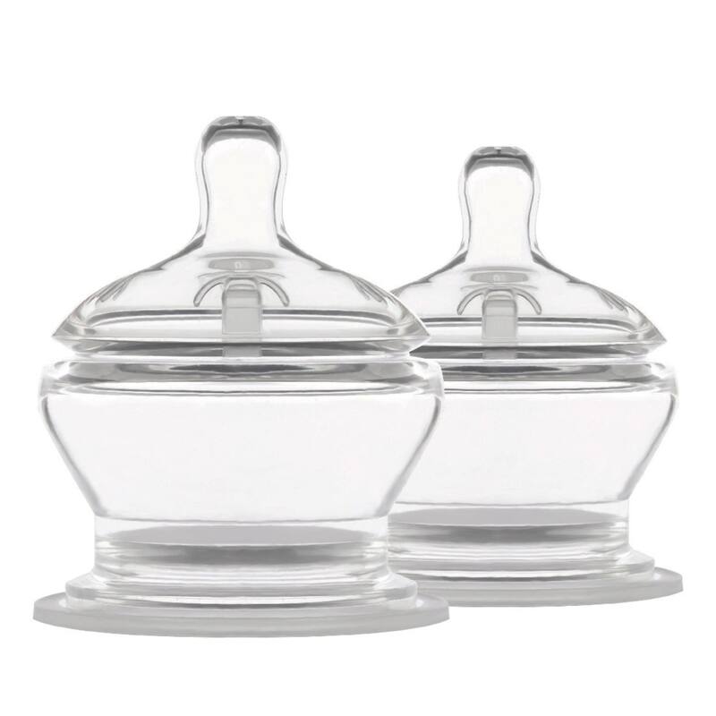 PopYum Baby Bottle Anti-Colic Nipples, 2 pack - #3 Fast Flow
