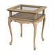 preview thumbnail 3 of 6, Burton Antique Beige Curio Table Antique Beige