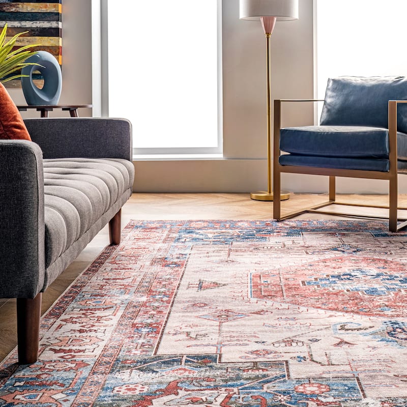 Nuloom Emi SplashGuard Machine Washable Area Rug