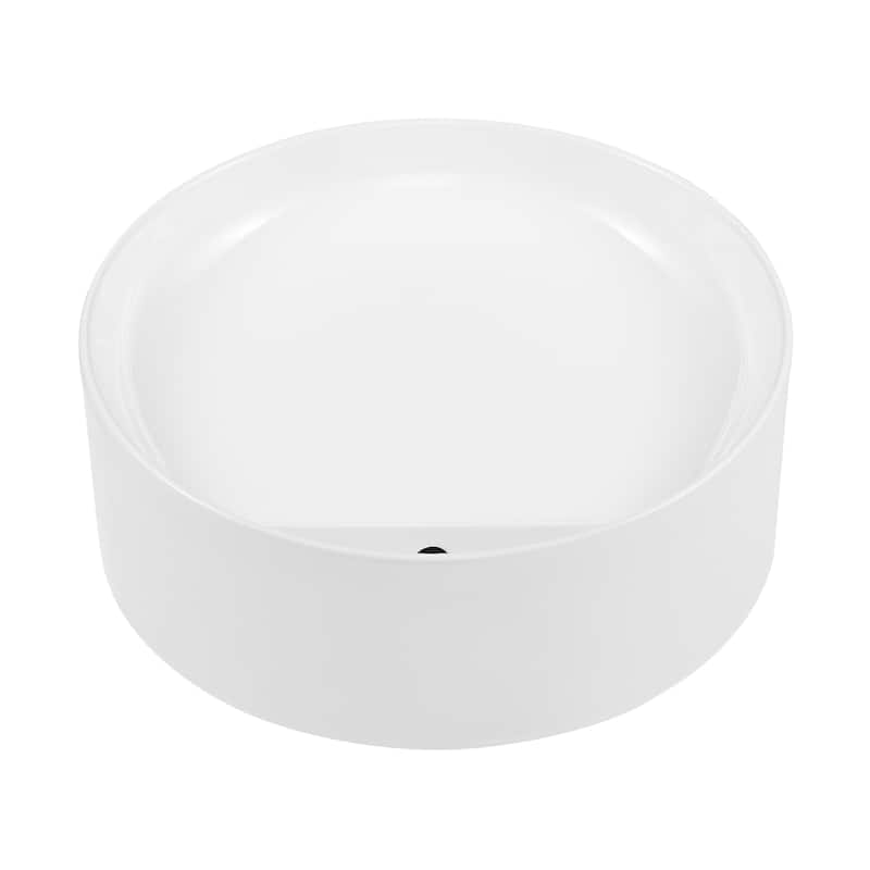 Vevey 16.5" Round Vessel Bathroom Sink - 20.2" x 20.2" 9.2"