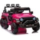 preview thumbnail 11 of 28, 24V Electric Ride on Truck for Kids,Wide Seater Battery Powered Truck with Remote Control, Music,LED Cool Lighting,4WD