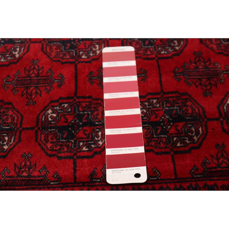 Teimani Red Rug 4'1" x 5'8" - 4'1 x 5'8