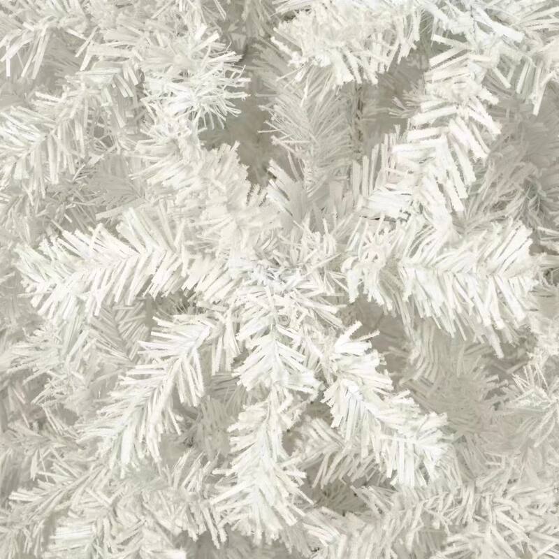 6ft Artificial Christmas Tree with 300 LED Lights and 600 Bendable Branches - N/A