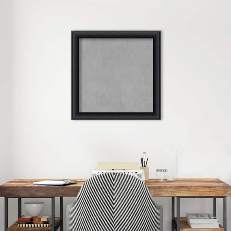 Framed Magnetic Board, Nero Black