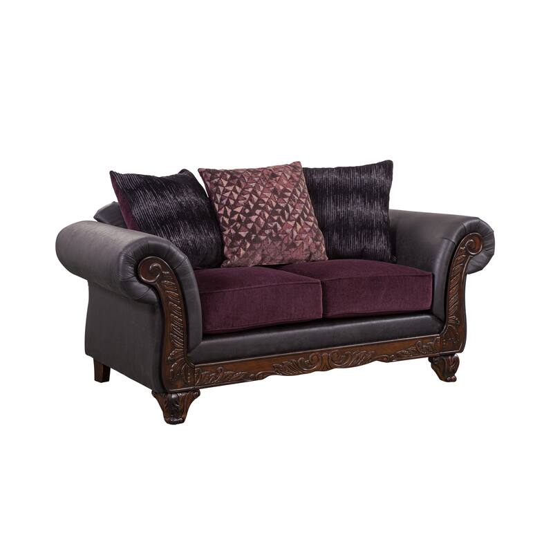 Woodhaven Furniture Prince Loveseat