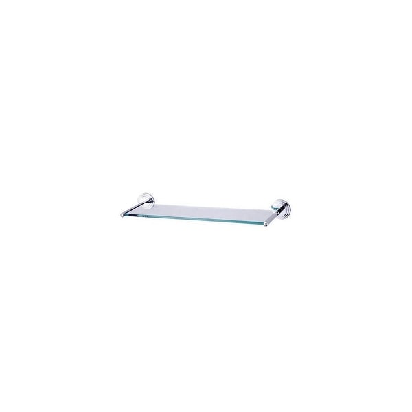 Elements Of Design EBA2719C 20" Wall Mounted Glass Shelf from the Manhattan Collection - Chrome