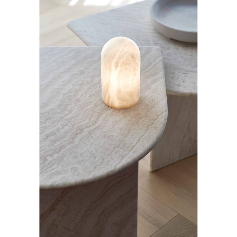 Beacon Lighting Panton Table Lamp in Alabaster