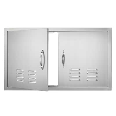VEVOR Stainless Steel Outdoor Kitchen Access Door, 30W x 21H Inch