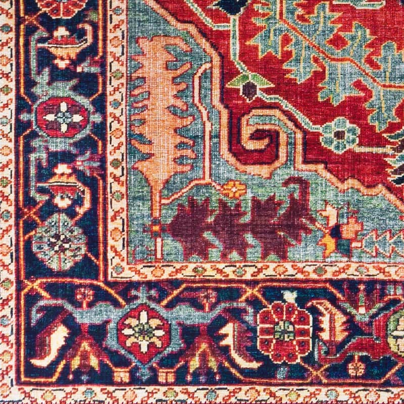 Livabliss Shaelyn Oriental Medallion Printed Area Rug