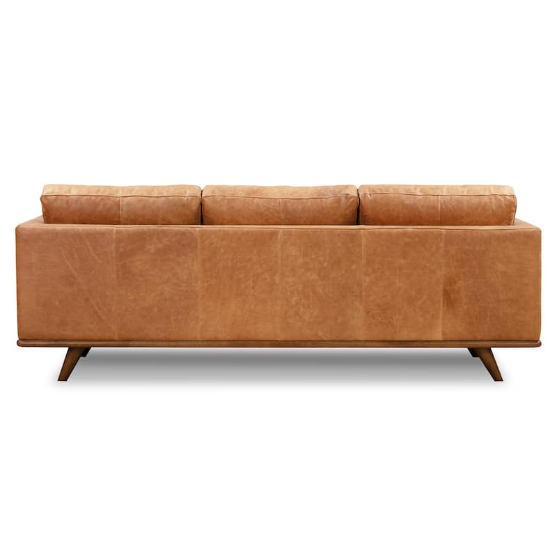 Poly & Bark Nolita 85" Sofa - Full Grain Genuine Italian Leather