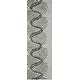 preview thumbnail 11 of 33, SAFAVIEH Handmade Soho Elvyra Waves N.Z. Wool Rug 2'6" x 8' Runner - Blue/Grey - Runner