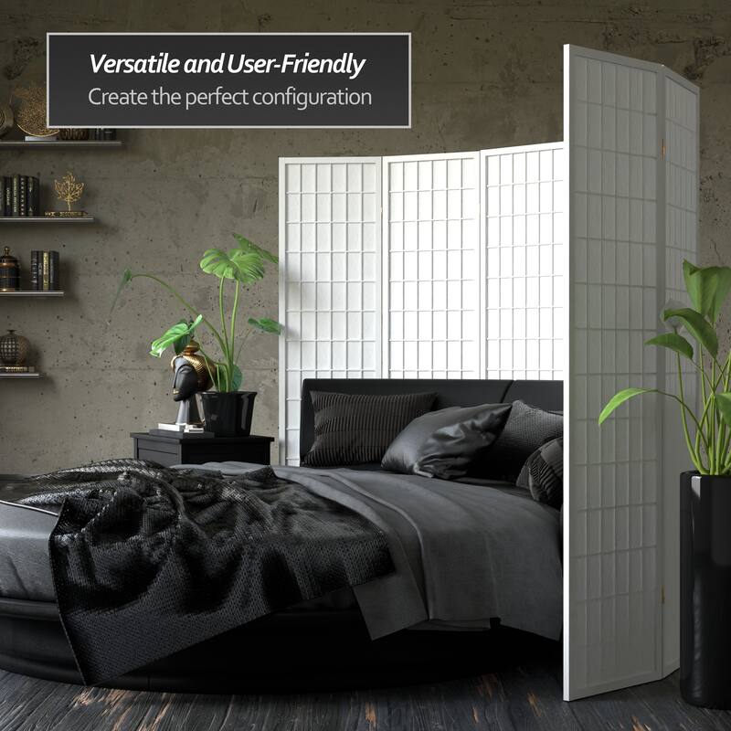 Wood and Rice Paper Windowpane Shoji Screen (China)