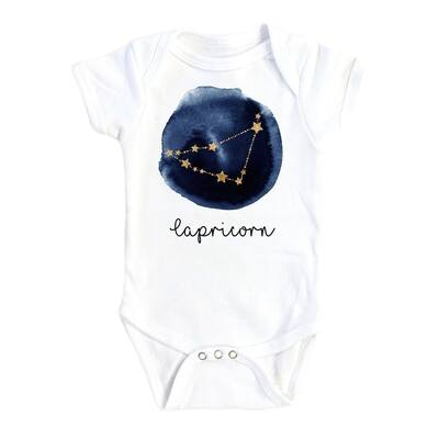 Capricorn Zodiac - Baby Boy Girl Clothes Infant Bodysuit Funny Cute Newborn