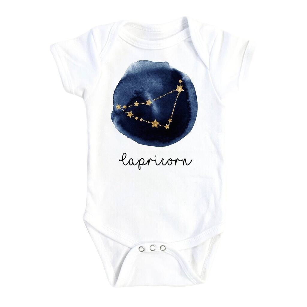 Capricorn Zodiac - Baby Boy Girl Clothes Infant Bodysuit Funny Cute Newborn