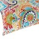 preview thumbnail 7 of 9, Christiansen Paisley Outdoor Throw Pillow (Set of 2) by Havenside Home - 17w x 17l
