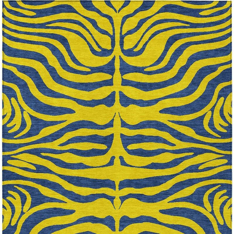 HomeRoots Animal Print Transitional Rectangle Outdoor Rug