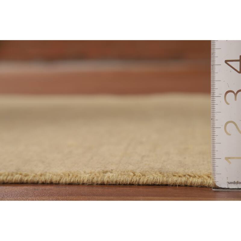 Contemporary Gabbeh Oriental Foyer Rug Handmade Wool Carpet - 3'3"x 4'9"